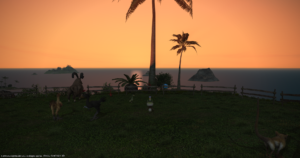 【FF14】無人島で野菜達のマウント3体ゲットしたど～(/・ω・)/