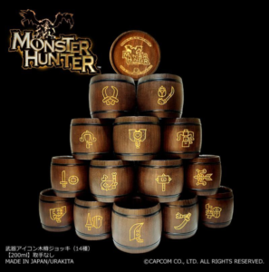 【モンハン】全武器14種のアイコンが刻まれたジョッキが発売！！